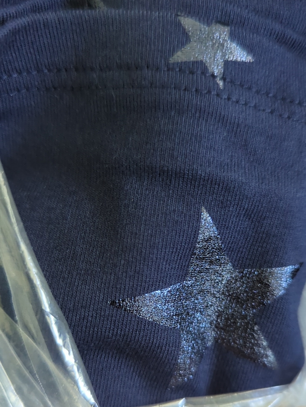 torrid Signature Waist Pocket Bike Shorts Twinkle Foil With Stars Navy - Picture 13 of 14